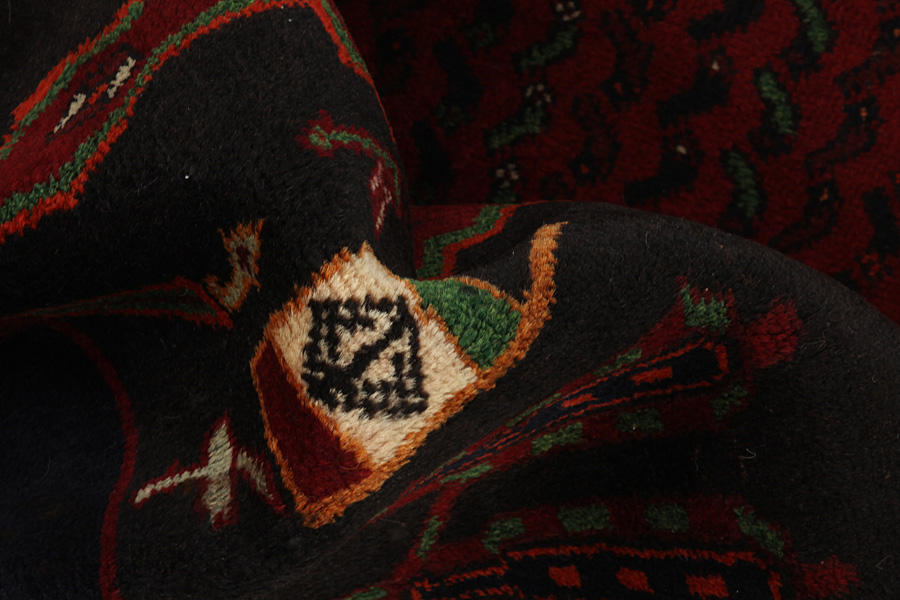 Senneh - Kurdi Persian Carpet 387x139 - Picture 6