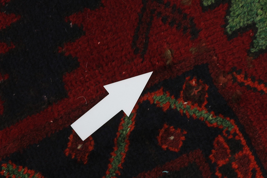 Senneh - Kurdi Persian Carpet 387x139 - Picture 8