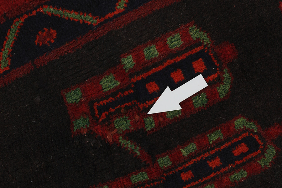 Senneh - Kurdi Persian Carpet 387x139 - Picture 9
