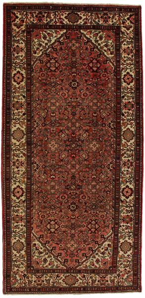 Hosseinabad - Hamadan Persian Carpet 332x160