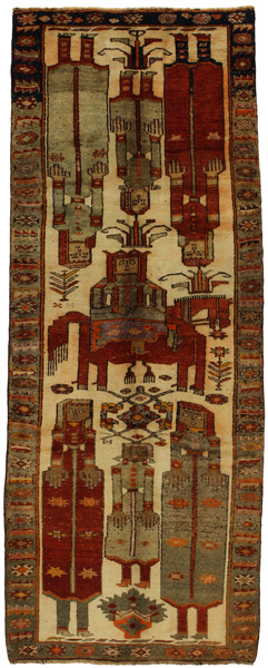 Bakhtiari - Qashqai Persian Carpet 338x128