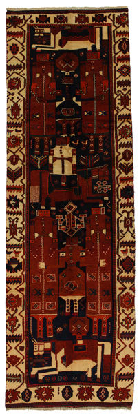 Lori - Bakhtiari Persian Carpet 373x117