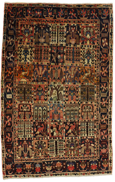 Bakhtiari - old Persian Carpet 298x190