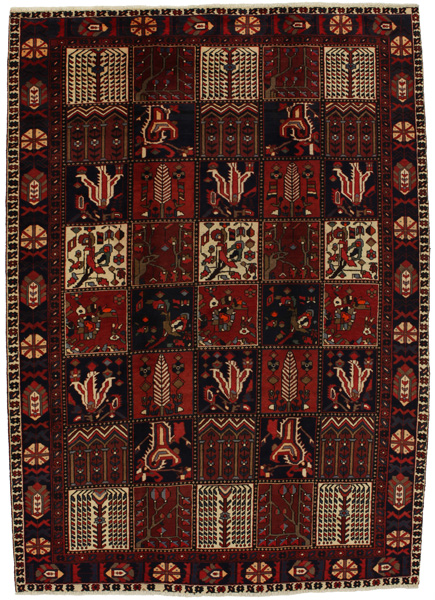 Bakhtiari Persian Carpet 293x207