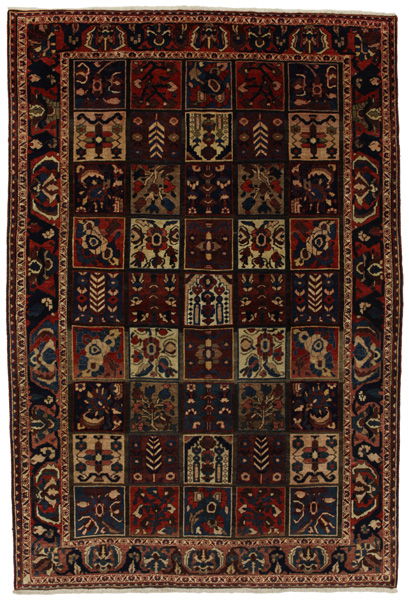 Bakhtiari - old Persian Carpet 316x213