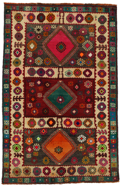Qashqai - Gabbeh Persian Carpet 217x142