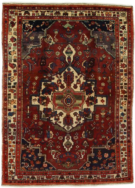 Bakhtiari Persian Carpet 224x162