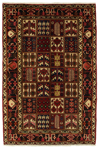 Bakhtiari Persian Carpet 206x136