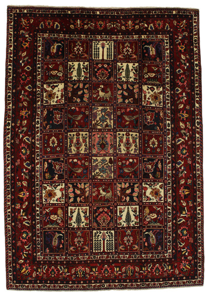 Bakhtiari Persian Carpet 290x203