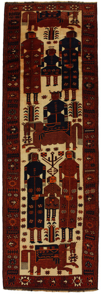 Bakhtiari - Qashqai Persian Carpet 430x140
