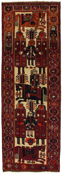 Bakhtiari - Qashqai Persian Carpet 435x150