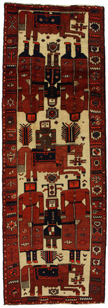 Bakhtiari - Qashqai Persian Carpet 422x143