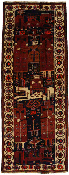 Bakhtiari - Qashqai Persian Carpet 369x142