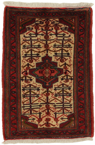 Enjelas - Hamadan Persian Carpet 93x64