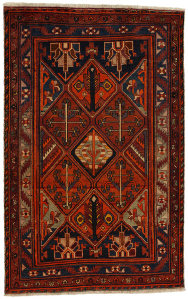 Bakhtiari Persian Carpet 254x157