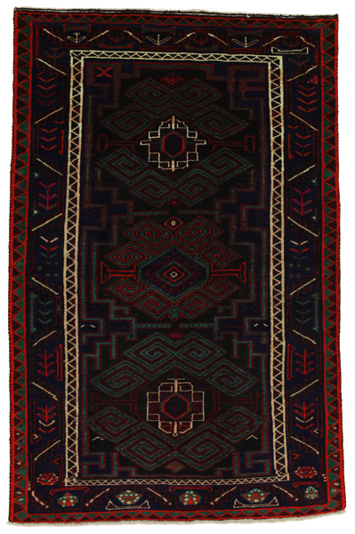Koliai - Kurdi Persian Carpet 207x135