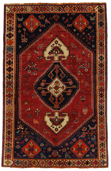 Yalameh - Qashqai Persian Carpet 203x132