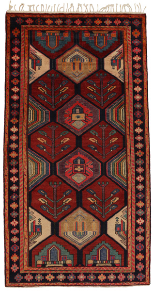 Bakhtiari Persian Carpet 259x135