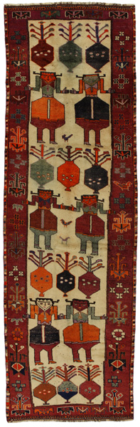 Bakhtiari - Gabbeh Persian Carpet 451x138