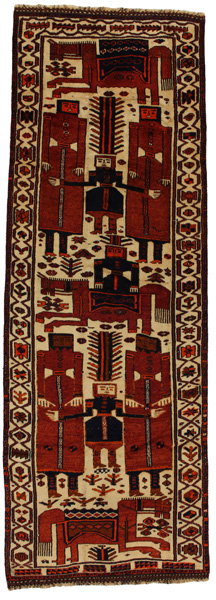 Bakhtiari - Qashqai Persian Carpet 396x136