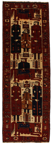 Bakhtiari - Qashqai Persian Carpet 400x133