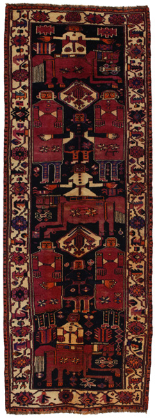 Bakhtiari - Qashqai Persian Carpet 361x127