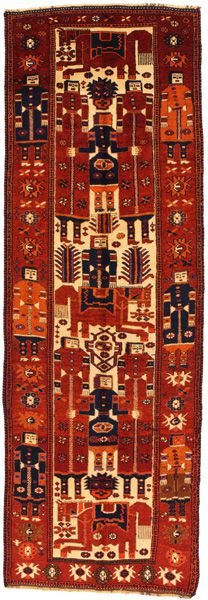 Bakhtiari - Qashqai Persian Carpet 430x144