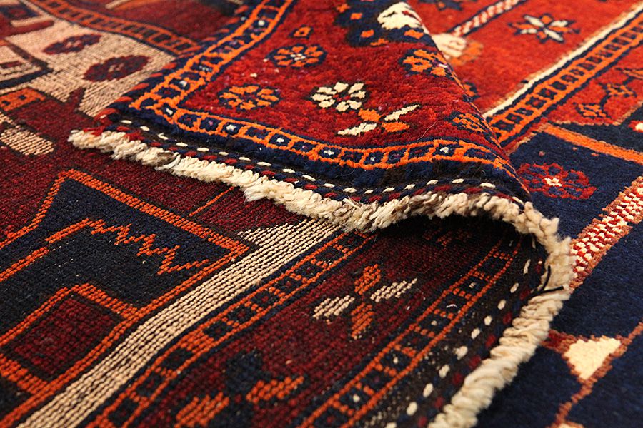 Bakhtiari - Qashqai Persian Carpet 430x144 - Picture 4
