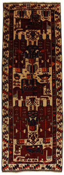Bakhtiari - Qashqai Persian Carpet 387x136