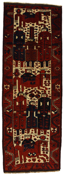 Bakhtiari - Qashqai Persian Carpet 369x126