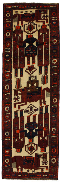 Bakhtiari - Qashqai Persian Carpet 413x133