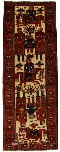 Bakhtiari - Qashqai Persian Carpet 404x147
