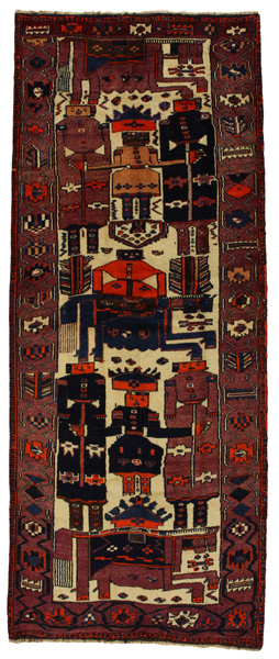 Bakhtiari - Qashqai Persian Carpet 348x138