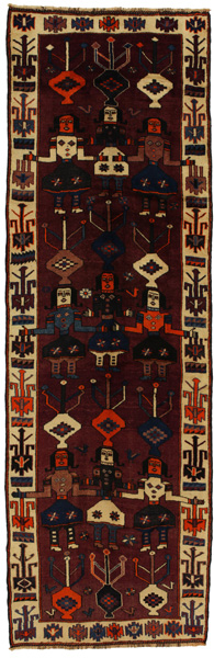 Bakhtiari - Qashqai Persian Carpet 460x146