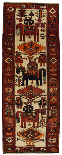 Bakhtiari - Qashqai Persian Carpet 399x147