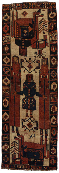 Bakhtiari - Qashqai Persian Carpet 421x143