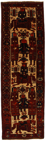 Bakhtiari - Qashqai Persian Carpet 438x137