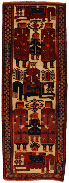 Bakhtiari - Qashqai Persian Carpet 378x134