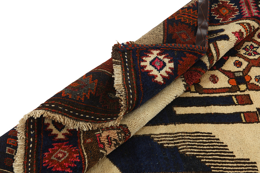 Bakhtiari - Qashqai Persian Carpet 423x135 - Picture 4