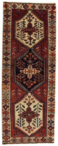 Bakhtiari - Qashqai Persian Carpet 390x143