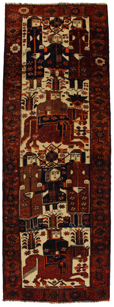 Bakhtiari - Qashqai Persian Carpet 400x141