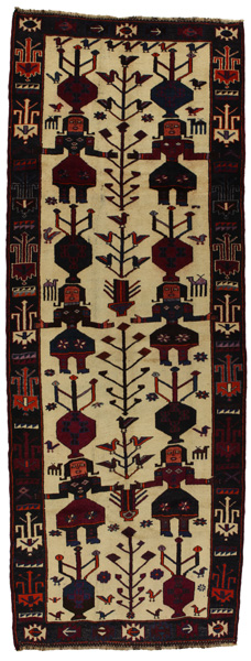 Bakhtiari - Qashqai Persian Carpet 414x149
