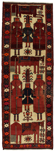 Bakhtiari - Qashqai Persian Carpet 416x144