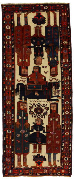 Bakhtiari - Qashqai Persian Carpet 384x152