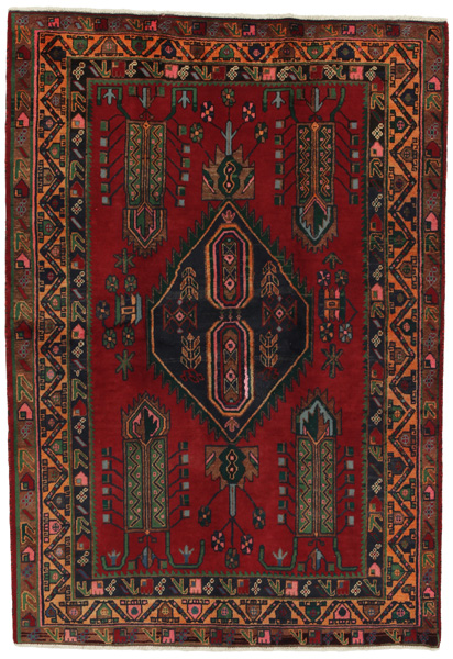 Afshar - Sirjan Persian Carpet 212x146