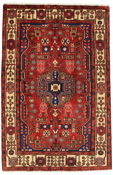 Nahavand - Hamadan Persian Carpet 206x135
