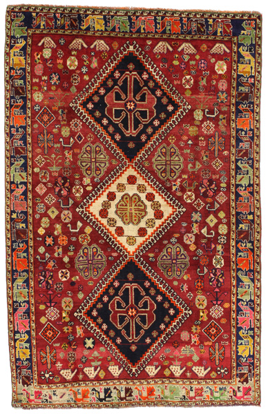 Yalameh - Qashqai Persian Carpet 218x139