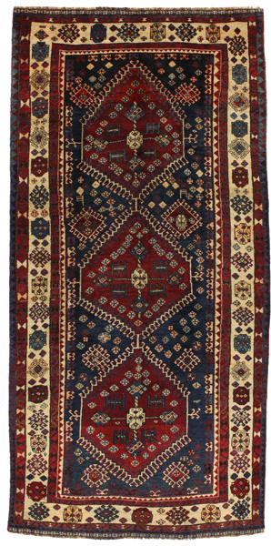 Yalameh - Qashqai Persian Carpet 295x143