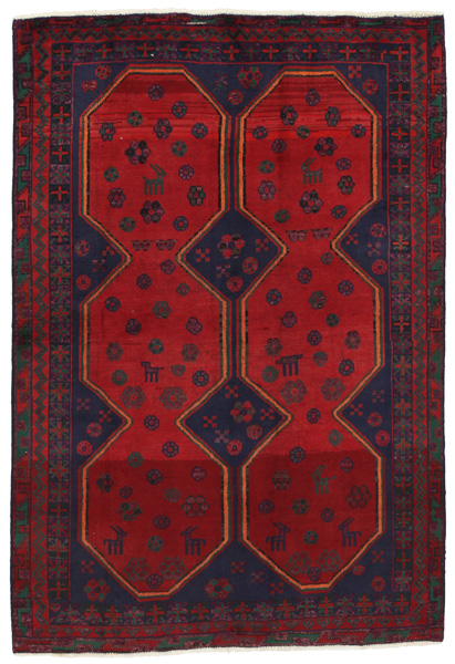 Bakhtiari - Lori Persian Carpet 196x134
