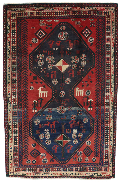 Afshar - Sirjan Persian Carpet 232x150
